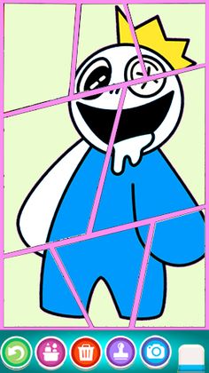 Rainbow Friends 4 Colouring - Screenshot 1