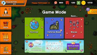 Zombie Battle Royale : 2D Towe - Screenshot 1