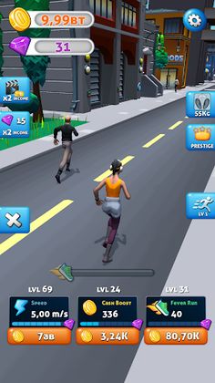 Idle Runner - Fun Clicker Game - Screenshot 2