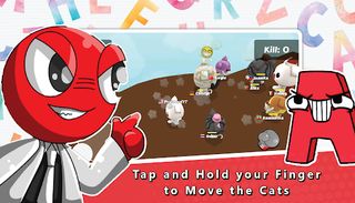 Cats Rush.io: Escape Blue Guys - Screenshot 1