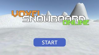 Voxel Snowboard ONLINE - Screenshot 2