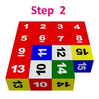 15 Numbered Rolling Cubes Puzz - Screenshot 3