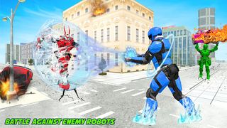Flying Ice Robot Fighting Game - Screenshot 3