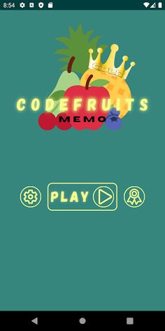 CodeFruits Memo Gold - Screenshot 1