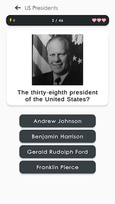 Quiz: Presidents of USA - Screenshot 3