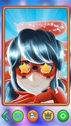 Lady Coloring Game Surfer Cat - Screenshot 2