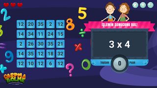 Çarpma Bölme - Screenshot 2