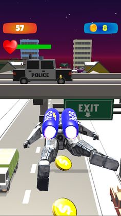 Robot Game Endless Runner - Screenshot 1