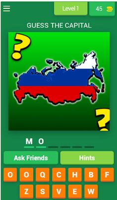 Guess the CAPITAL - Quiz Game - Screenshot 1