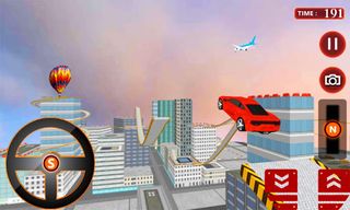 Crazy Driver Rooftop Run 3D - Screenshot 2