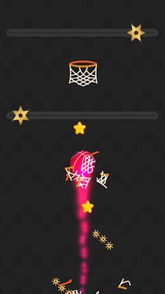 Fire Dunk Up : Fire basketball - Screenshot 2