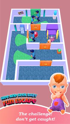 Hide and Seek Baby: Fun Escape - Screenshot 1