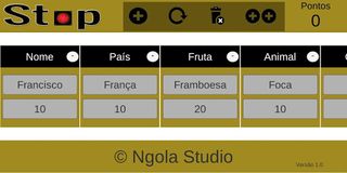 Stop - O Jogo de Palavras - Screenshot 1