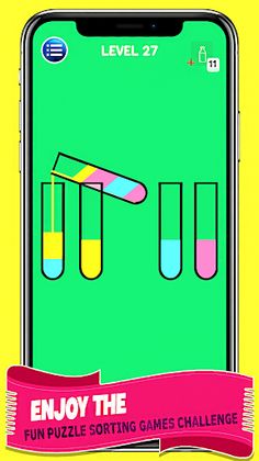 Water Colors Sorting Puzzle 3D - Screenshot 3