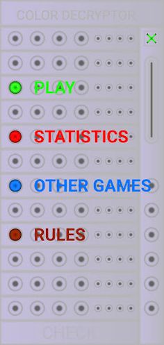 Color Decryptor - Mastermind - Screenshot 1