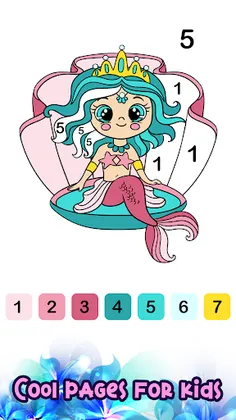 Color by Number for Kids Game - Screenshot 3