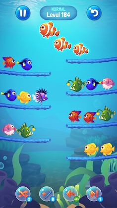 Fish Sort Puzzle - Color Fish - Screenshot 4
