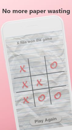 Tic Tac Toe Paper - Screenshot 1