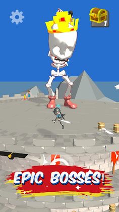 Oh My Hero. Skeleton Tower - Screenshot 2