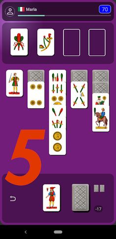 Solitaire 4,5,6,7 columns - Screenshot 4