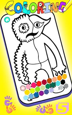 Garten Of BanBan 5 Coloring - Screenshot 4