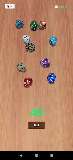 Dice Roller 3D - Dice Simulato - Screenshot 4