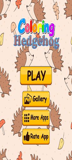 Hedgehog Coloring - Screenshot 2