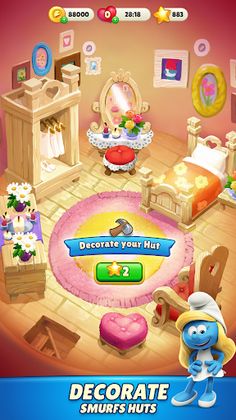 Smurfs Magic Match - Screenshot 2