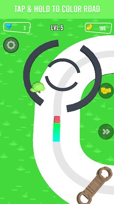 Line color fill the road - Screenshot 1