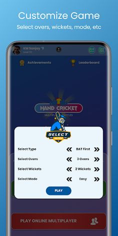 Hand Cricket - Multiplayer - Screenshot 2
