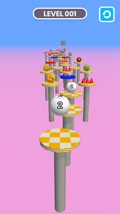 Bounce Ball 2048 - Screenshot 1