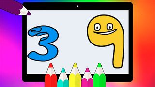 Number lore coloring book - Screenshot 1