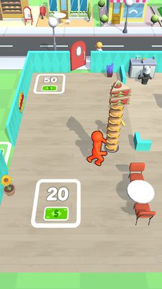 Idle Restaurant And Store Game - Screenshot 2