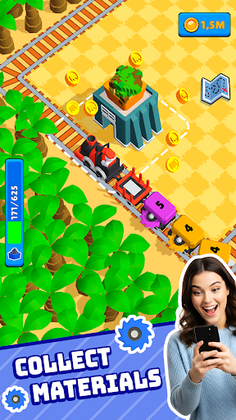 Train Miner: Idle Railway Game - Screenshot 4