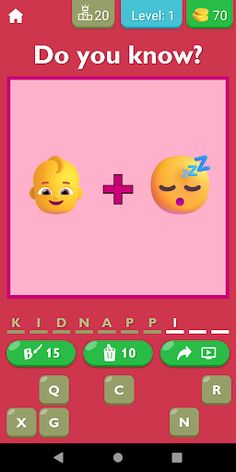 Guess The Word By Emoji Game - Screenshot 1