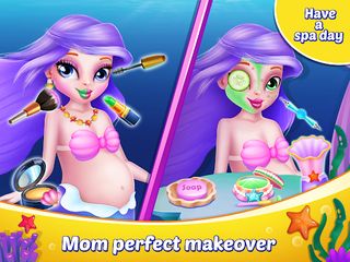 Mermaid Mom & Baby Care Game - Screenshot 3
