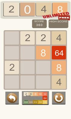 2048 Unlimited Puzzle Free - Screenshot 2