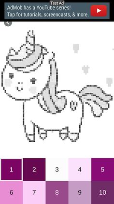 Unicorn Pixel Number Art - Screenshot 4