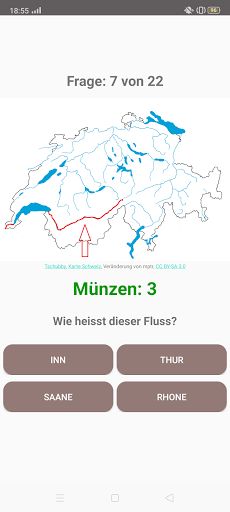 Geographie Quiz Schweiz - Screenshot 2