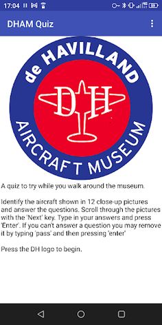 de Havilland Aircraft Quiz - Screenshot 1