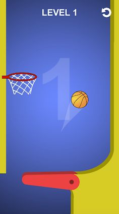 Flipper Basketball: Slam Dunk - Screenshot 1