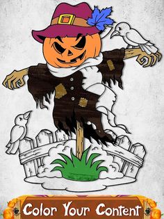 Halloween Coloring Page Games - Screenshot 2