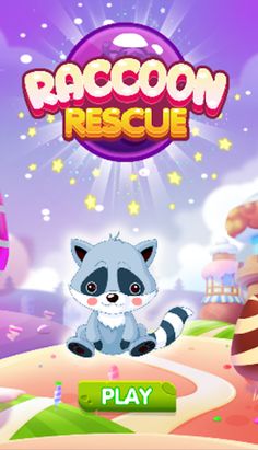 Bubble Shooter Raccoon - Pop - Screenshot 1