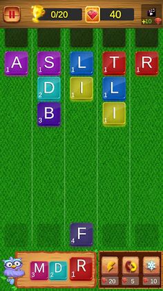 New Word Game - Word Attack - Screenshot 1