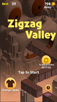Zigzag Valley,Endless game - Screenshot 1