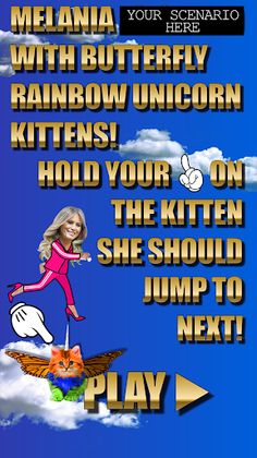 Melania & The Rainbow Unicorn  - Screenshot 1
