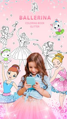 Ballet Color Glitter for Girls - Screenshot 1