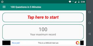 100 Questions in 5 Minutes - Screenshot 2