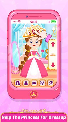 Pink Princess Baby Phone - Screenshot 3