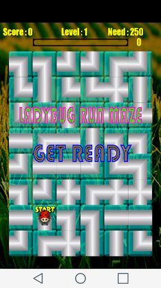 LadyBug Run Maze - Screenshot 1